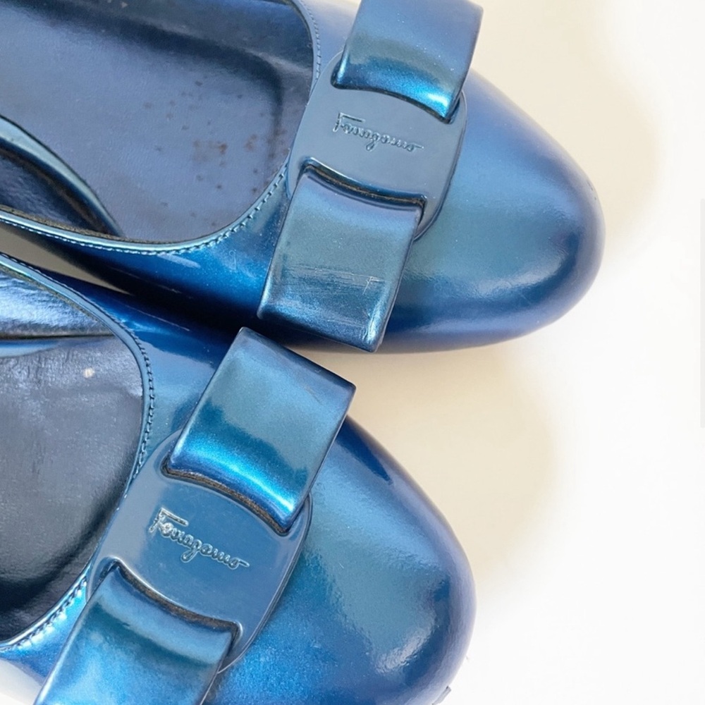 Salvatore Ferragamo Blue Shoes - Picture 6 of 7
